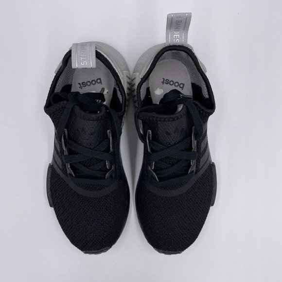 Adidas NMD R1 Black / Grey Womens Shoes - Picture 5 of 8